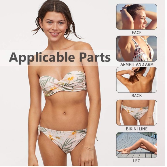 Herbicos Body Hair Remover Hard Wax Beans Strawberry 17.64 oz/ 500g  body&facial - Picture 2 of 5